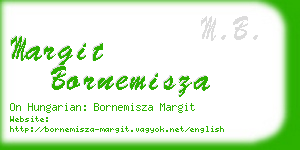 margit bornemisza business card